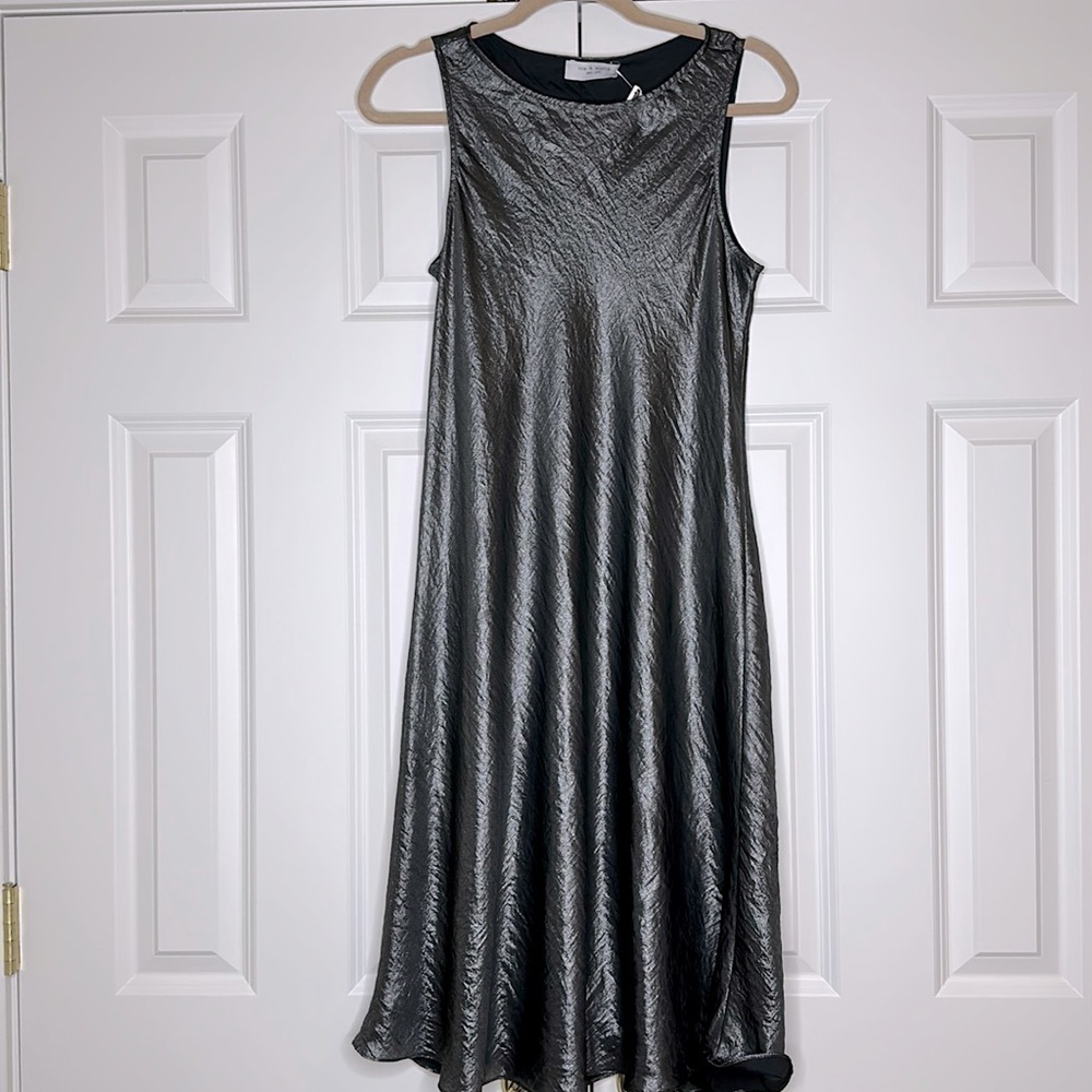 Lola & Sophie Metallic Tank Dress Sz S